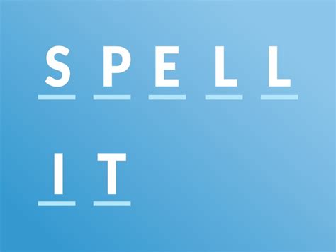 meriam webster spell it|spell it right word game.